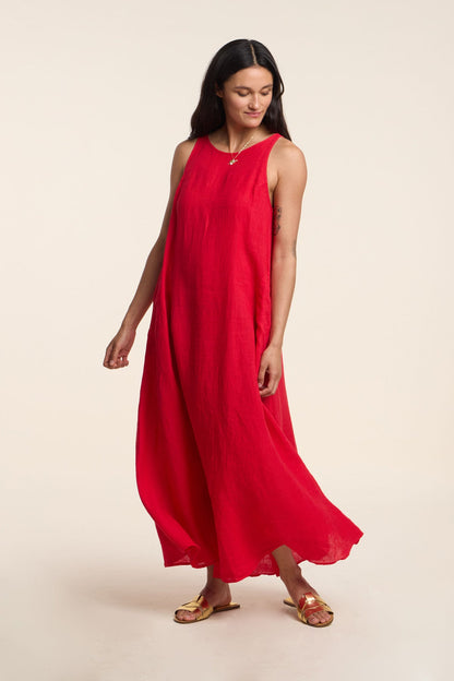 RETA LINEN DRESS