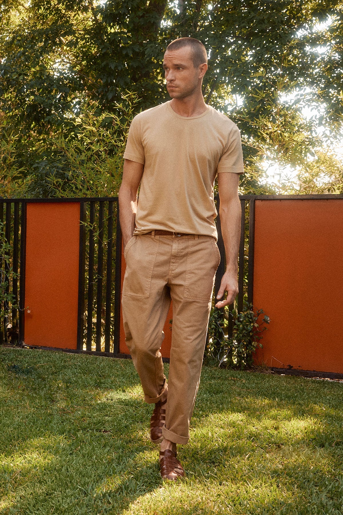 TOBY SANDED TWILL PANT