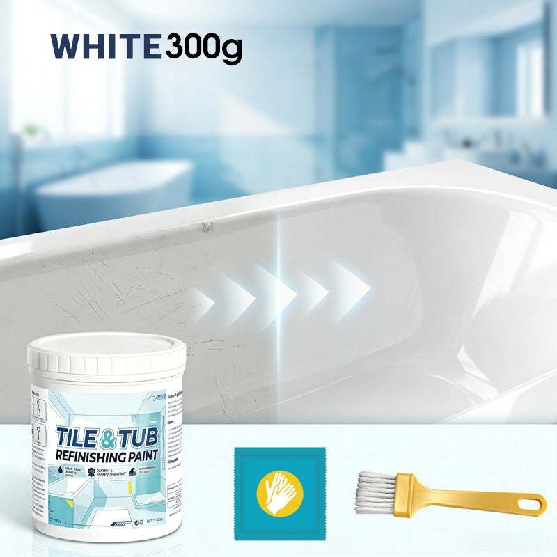 🔥 DIY Tub & Tile Refinishing Kit – Premium Bathroom Surface Restoration Coating for Bathtubs, Showers & Sinks