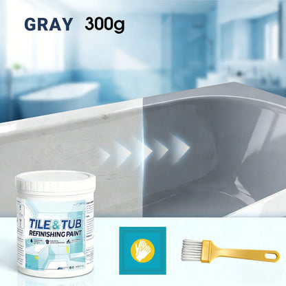 🔥 DIY Tub & Tile Refinishing Kit – Premium Bathroom Surface Restoration Coating for Bathtubs, Showers & Sinks