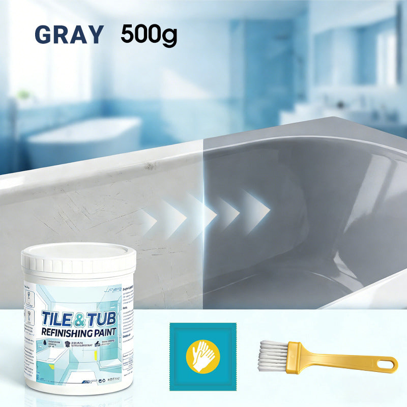 🔥 DIY Tub & Tile Refinishing Kit – Premium Bathroom Surface Restoration Coating for Bathtubs, Showers & Sinks