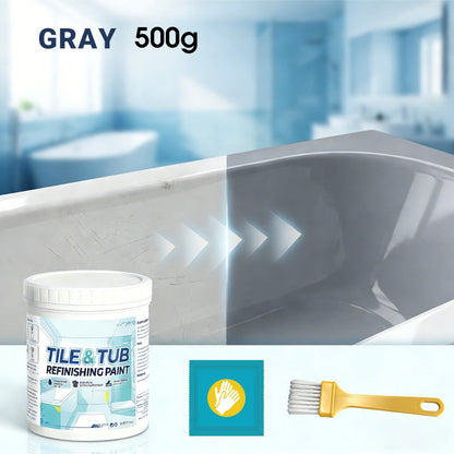 🔥 DIY Tub & Tile Refinishing Kit – Premium Bathroom Surface Restoration Coating for Bathtubs, Showers & Sinks