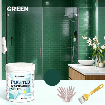 🔥 DIY Tub & Tile Refinishing Kit – Premium Bathroom Surface Restoration Coating for Bathtubs, Showers & Sinks