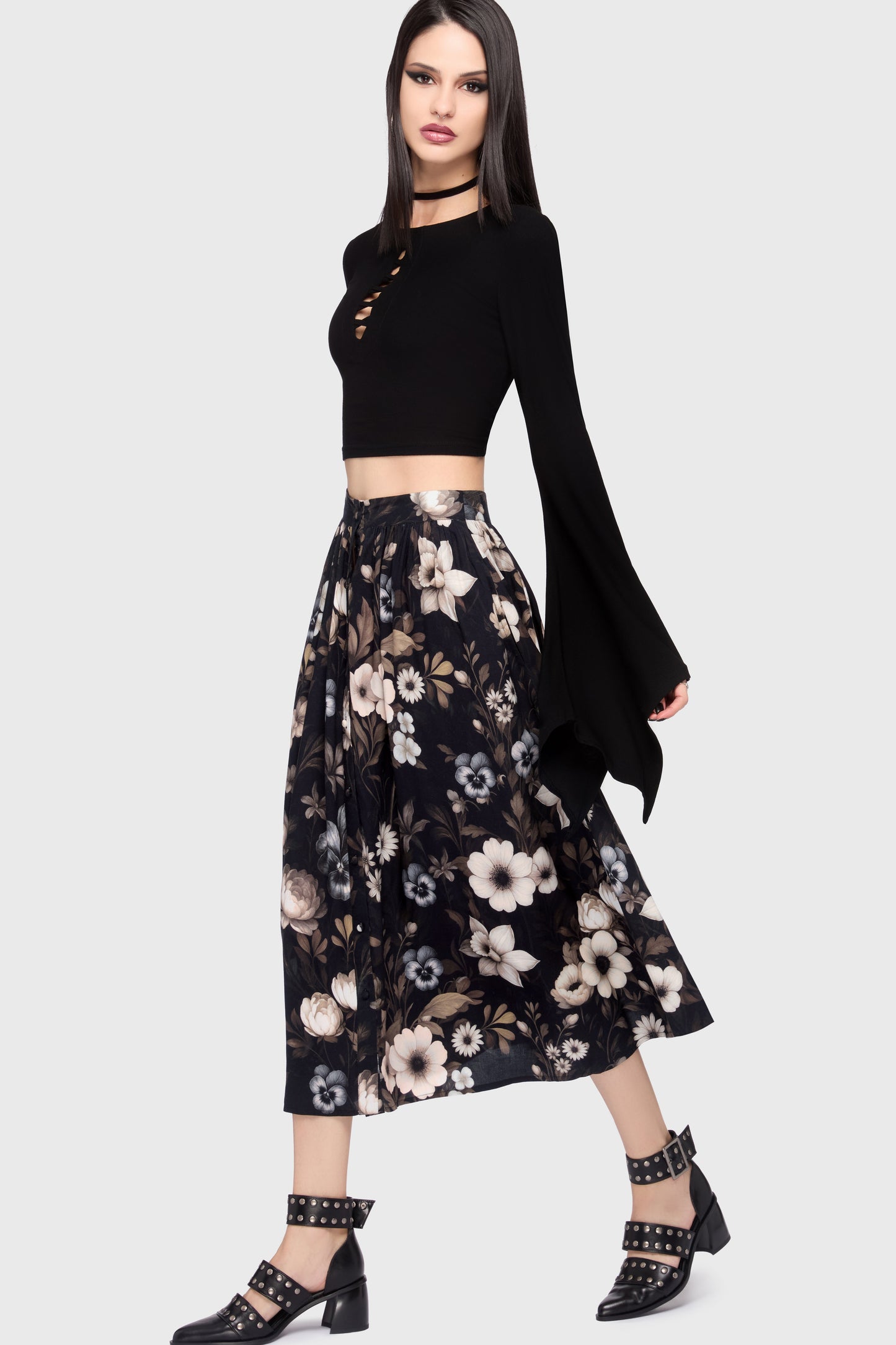 Stellar Hour Midi Skirt