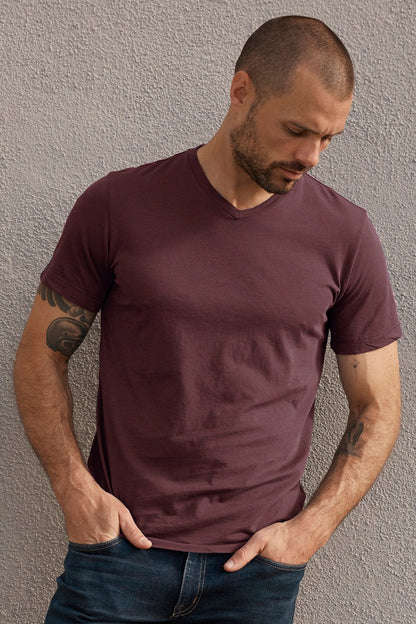 SAMSEN WHISPER CLASSIC V-NECK TEE