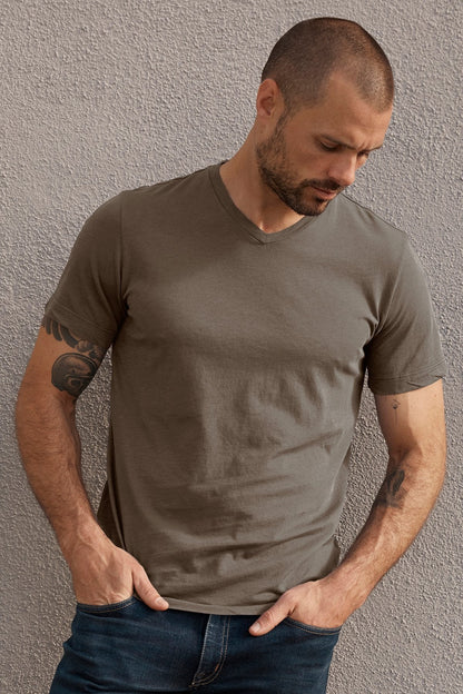 SAMSEN WHISPER CLASSIC V-NECK TEE