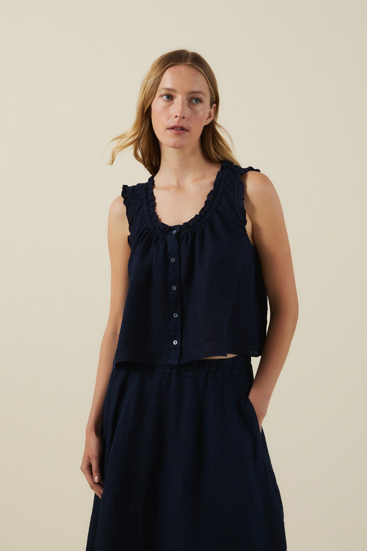 TANA LINEN TOP