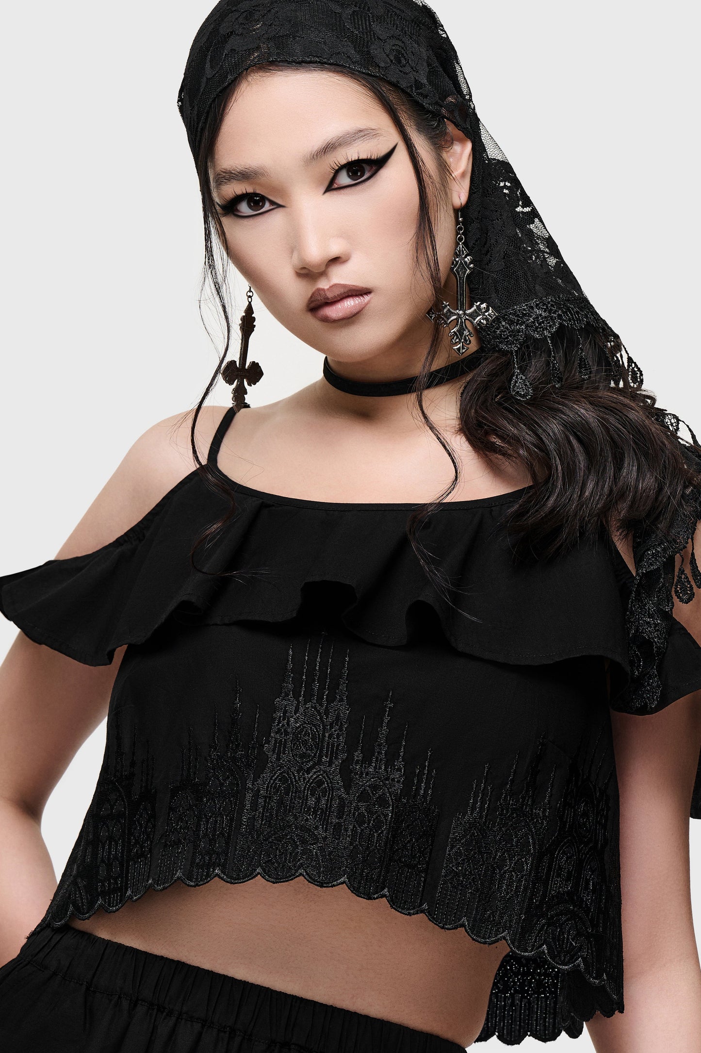 Thorned Spire Off The Shoulder Top