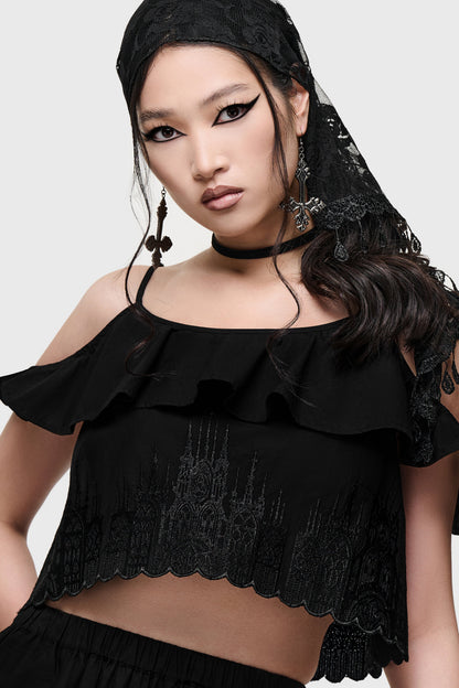 Thorned Spire Off The Shoulder Top