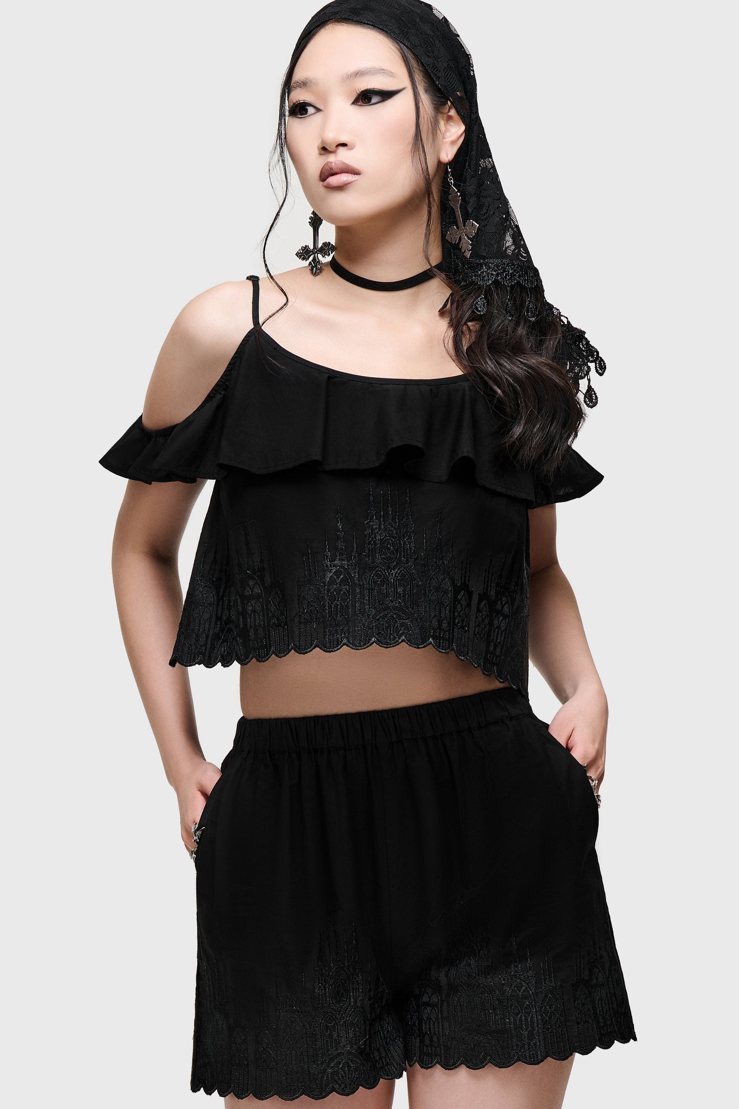Thorned Spire Off The Shoulder Top