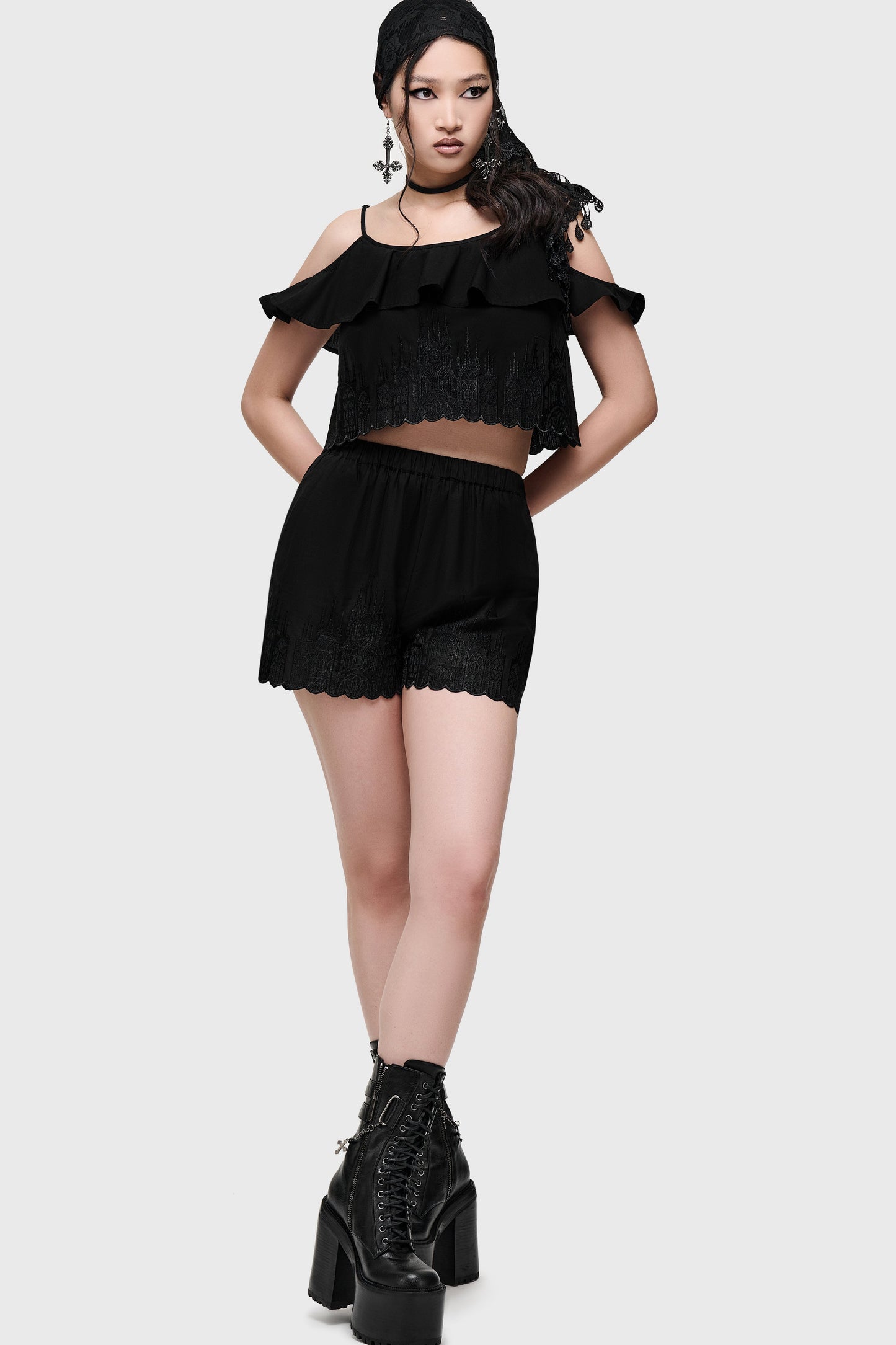 Thorned Spire Off The Shoulder Top