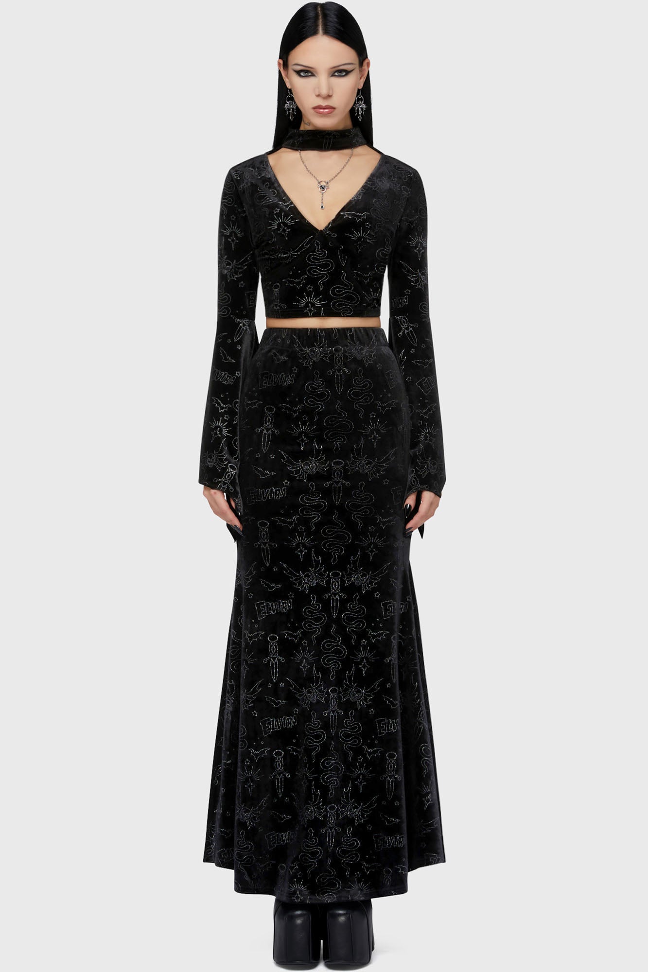 Yours Cruelly Maxi Skirt