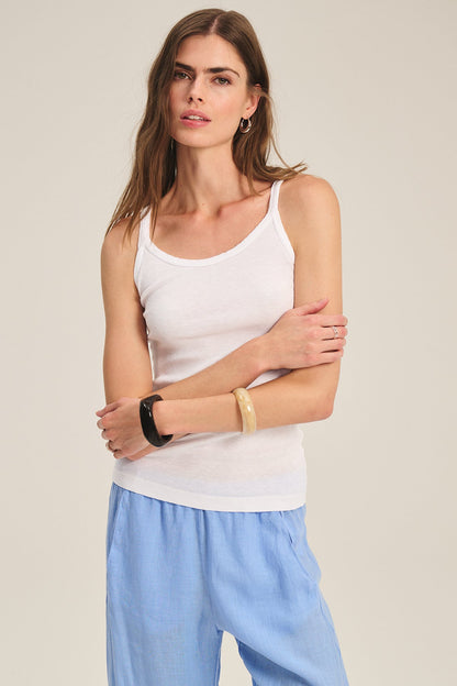ALIZA RIBBED LAYERING TANK
