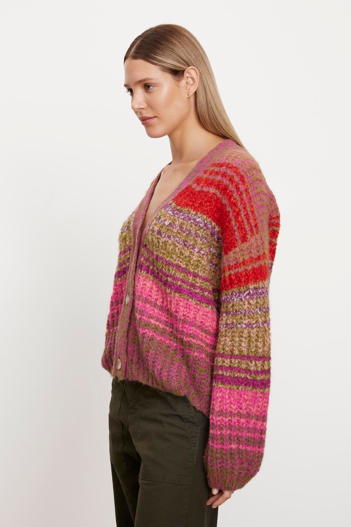 EDDIE STRIPED CARDIGAN
