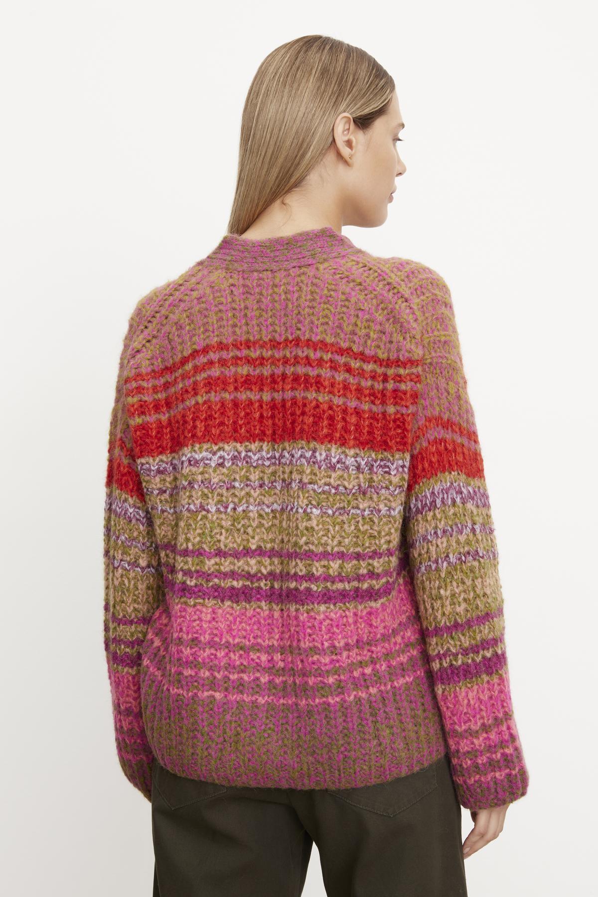 EDDIE STRIPED CARDIGAN