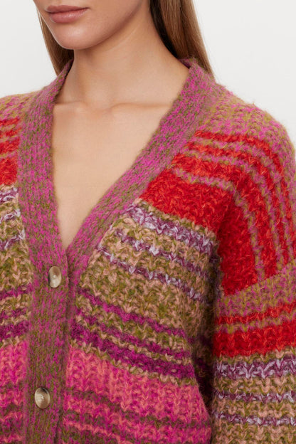 EDDIE STRIPED CARDIGAN