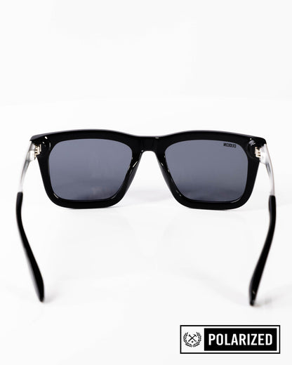 Anvil Metal Sunglasses - Black & Gray Polarized