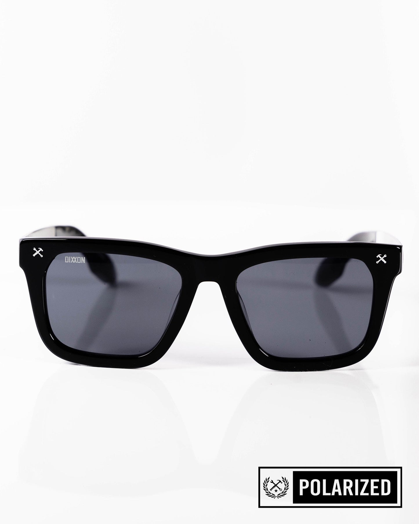 Anvil Metal Sunglasses - Black & Gray Polarized