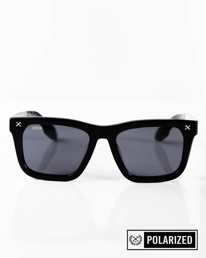 Anvil Metal Sunglasses - Black & Gray Polarized