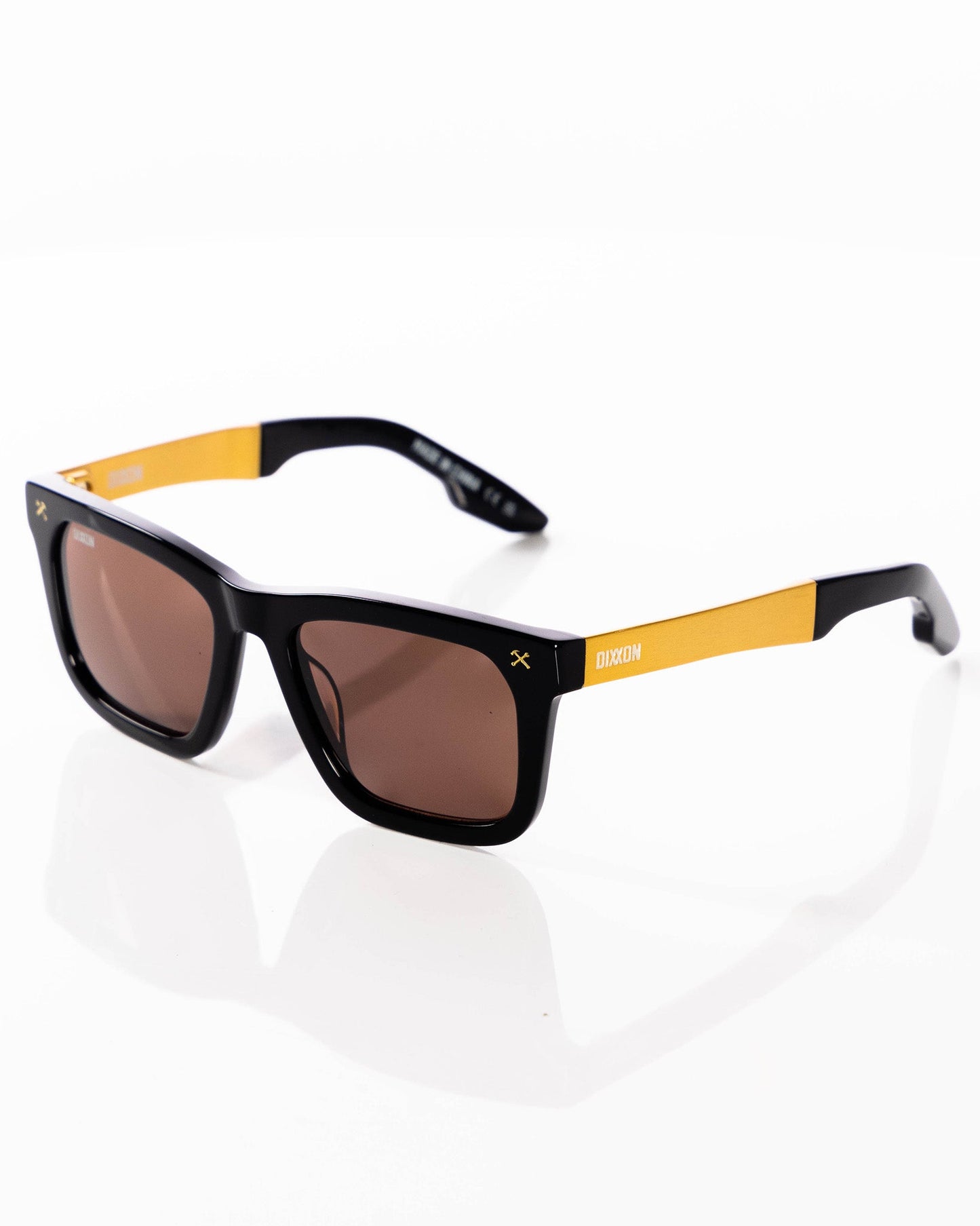 Anvil Metal Sunglasses - Brown & Bronze