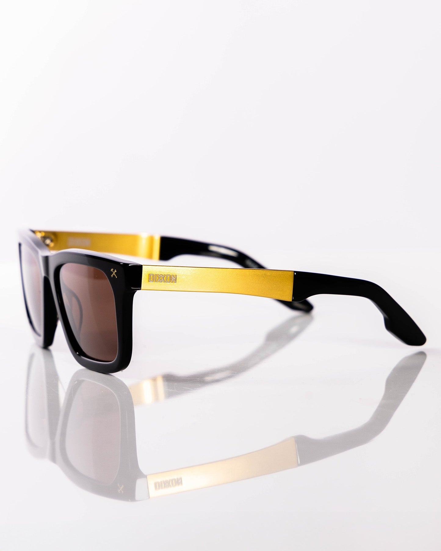 Anvil Metal Sunglasses - Brown & Bronze