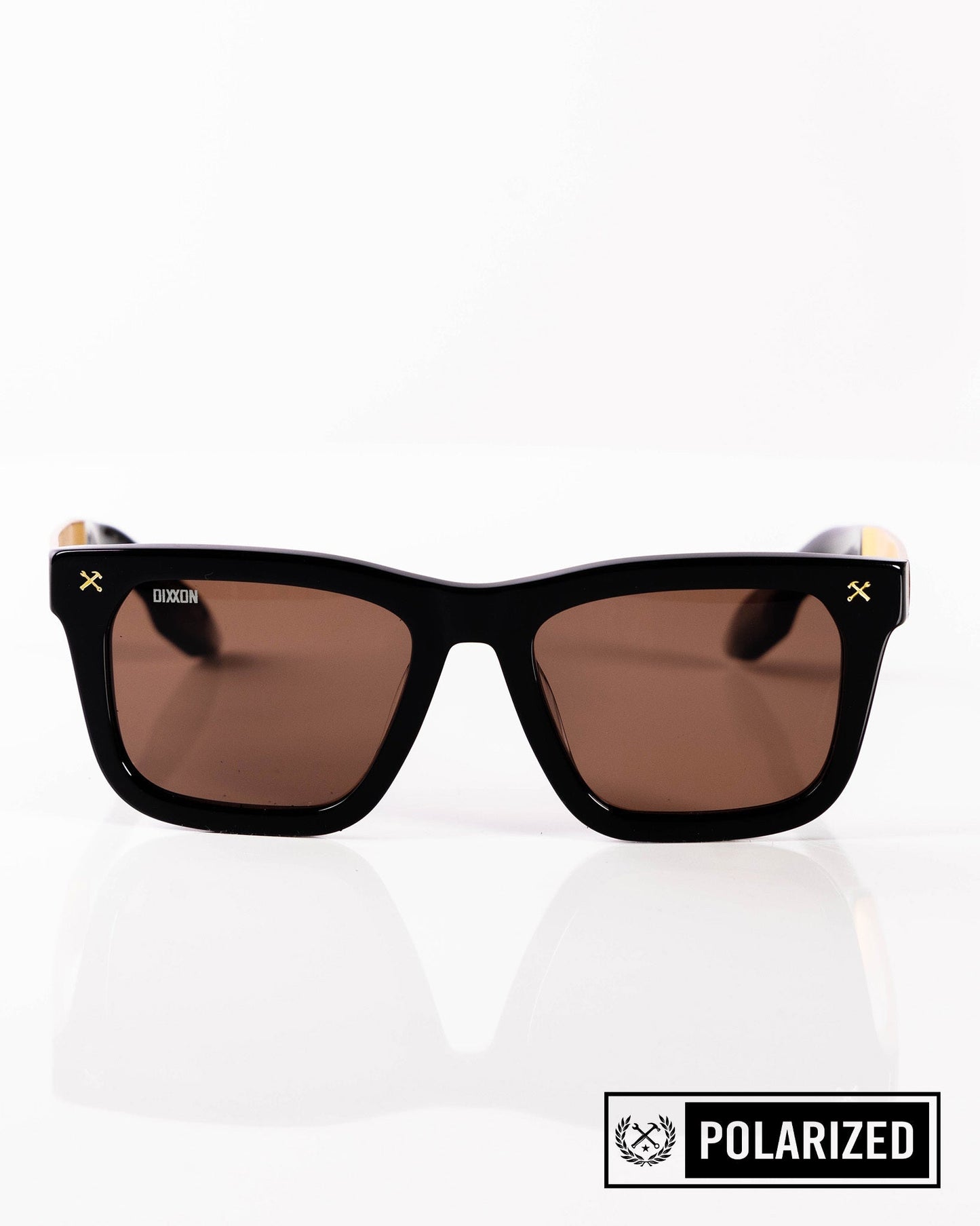Anvil Metal Sunglasses - Brown & Bronze Polarized
