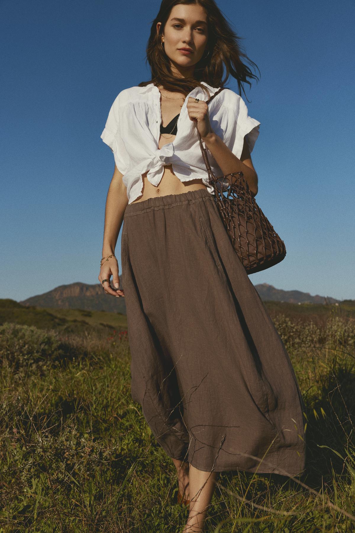 FAE LINEN SKIRT