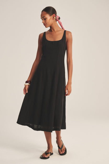 AUSTEN LINEN DRESS