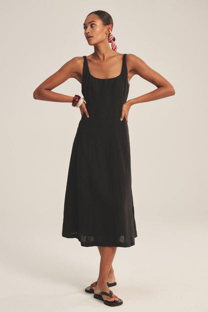 AUSTEN LINEN DRESS