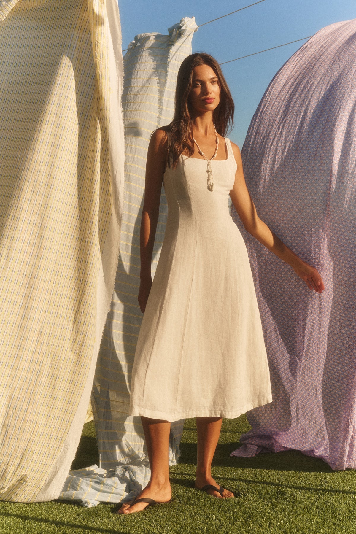 AUSTEN LINEN DRESS