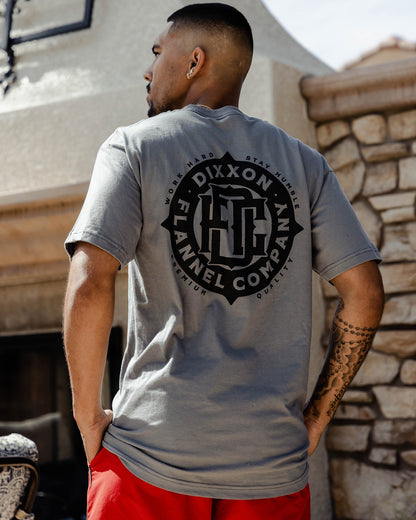 Black Compass T-Shirt - Gray