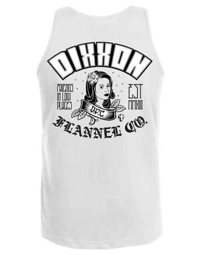 Black Maria Tank - White
