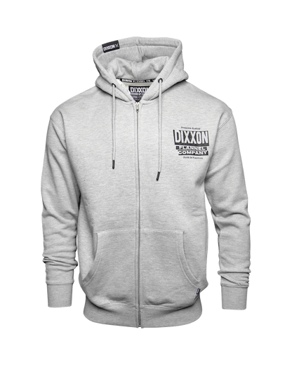Black Premium Quality Zip Up Hoodie - Heather Gray