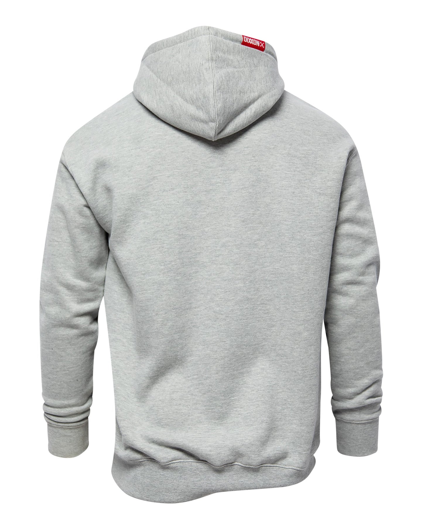 Black Stencil Pullover Hoodie - Heather Gray