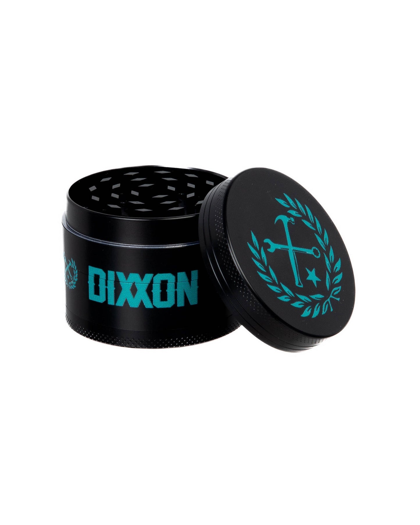 Black & Aqua Blue Weed Travel Kit