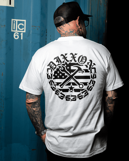 Black Unchained T-Shirt - White