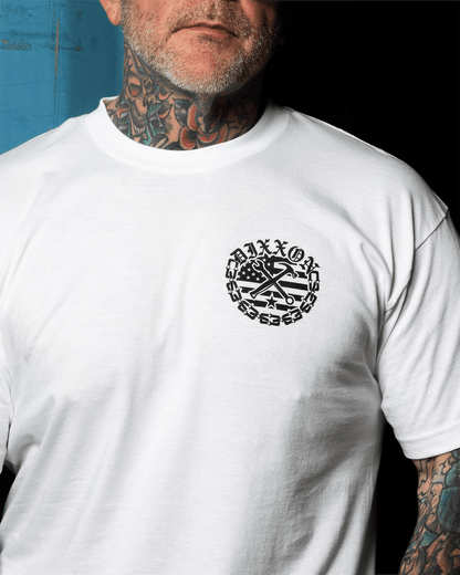 Black Unchained T-Shirt - White