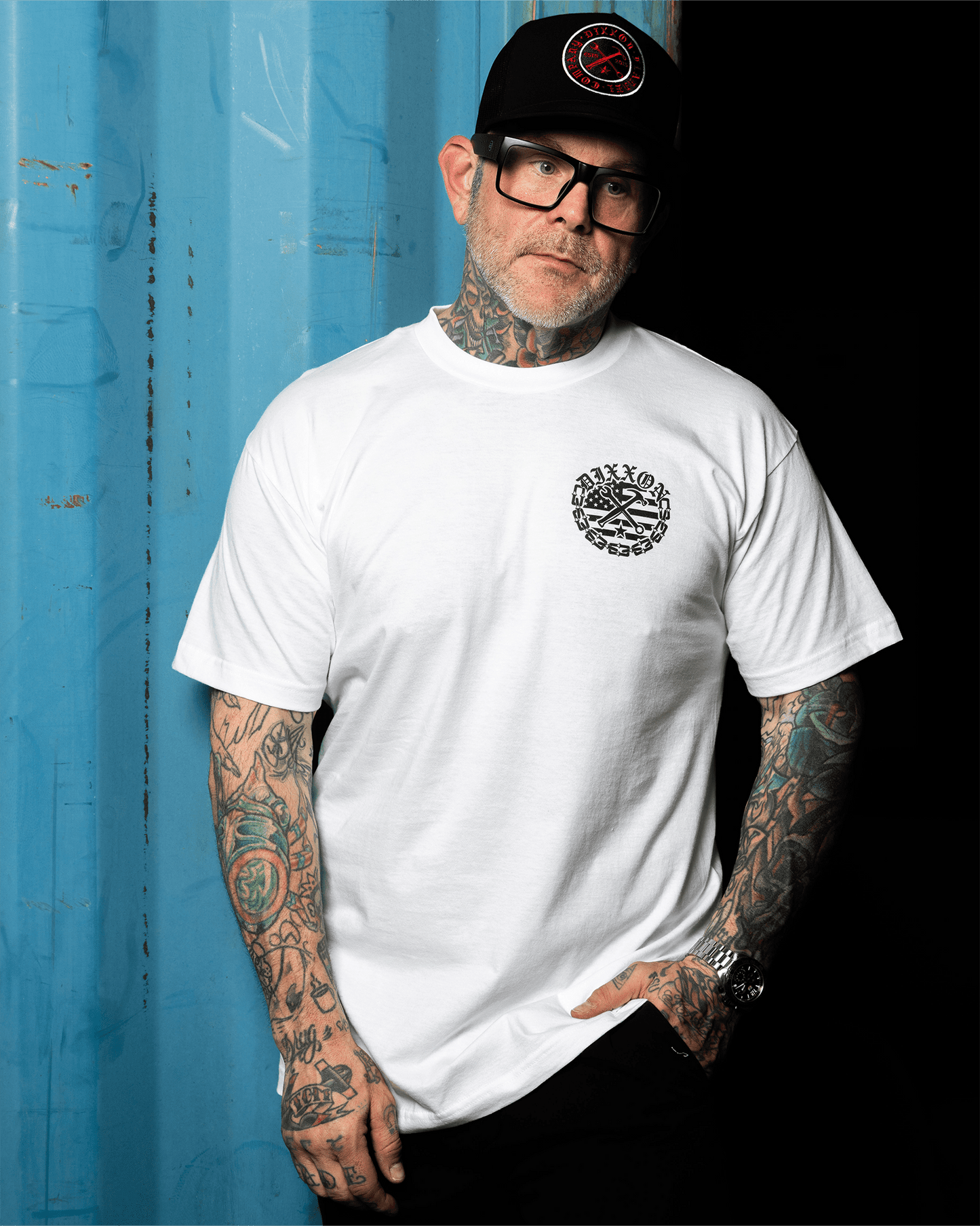 Black Unchained T-Shirt - White