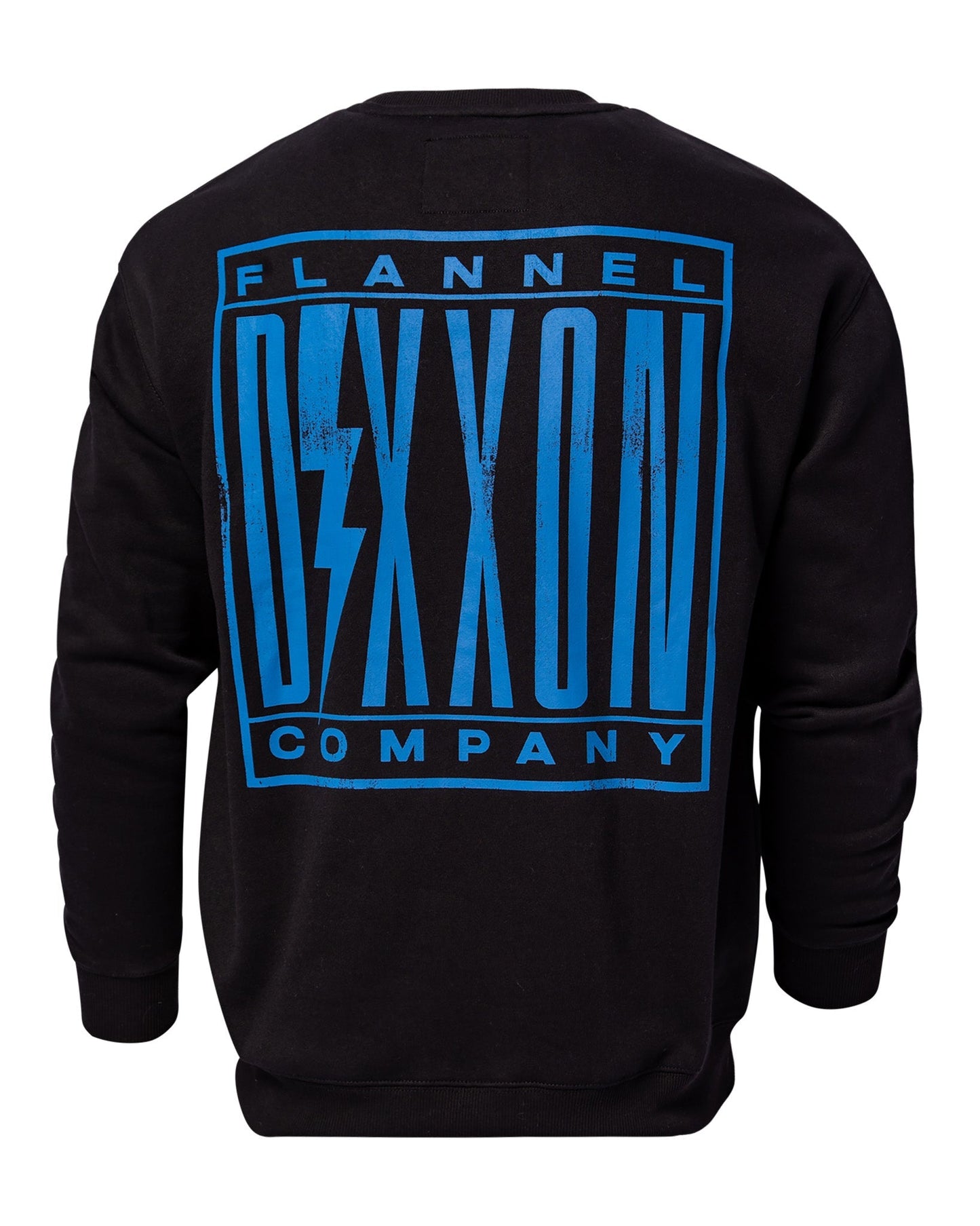 Blue Charged Crewneck Sweatshirt - Black