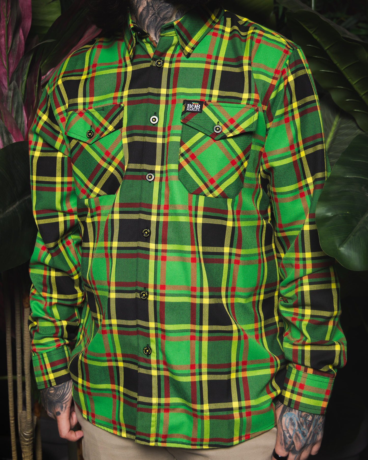 Bob Marley 2026 Flannel