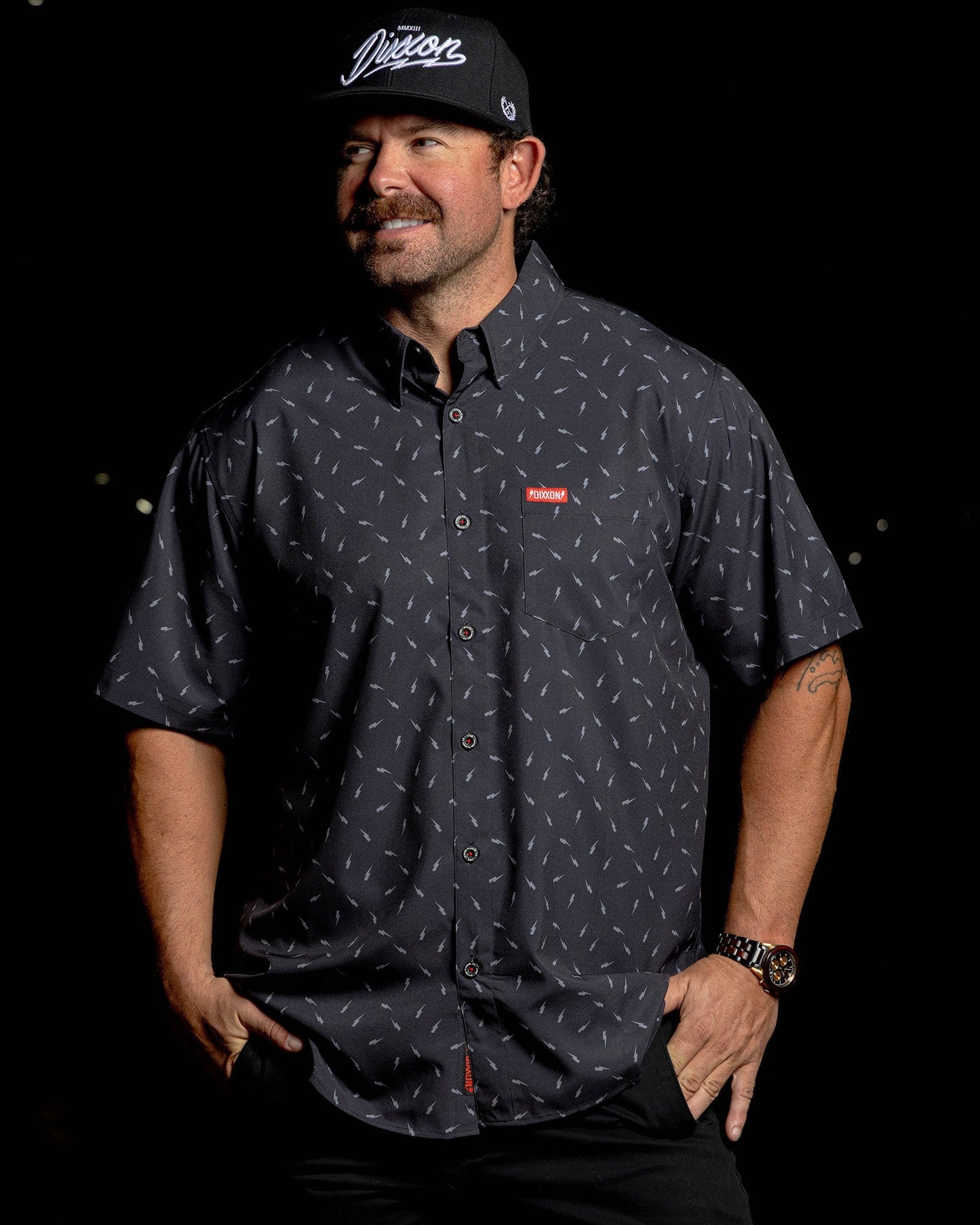 Bolt Party Shirt - Black & Gray