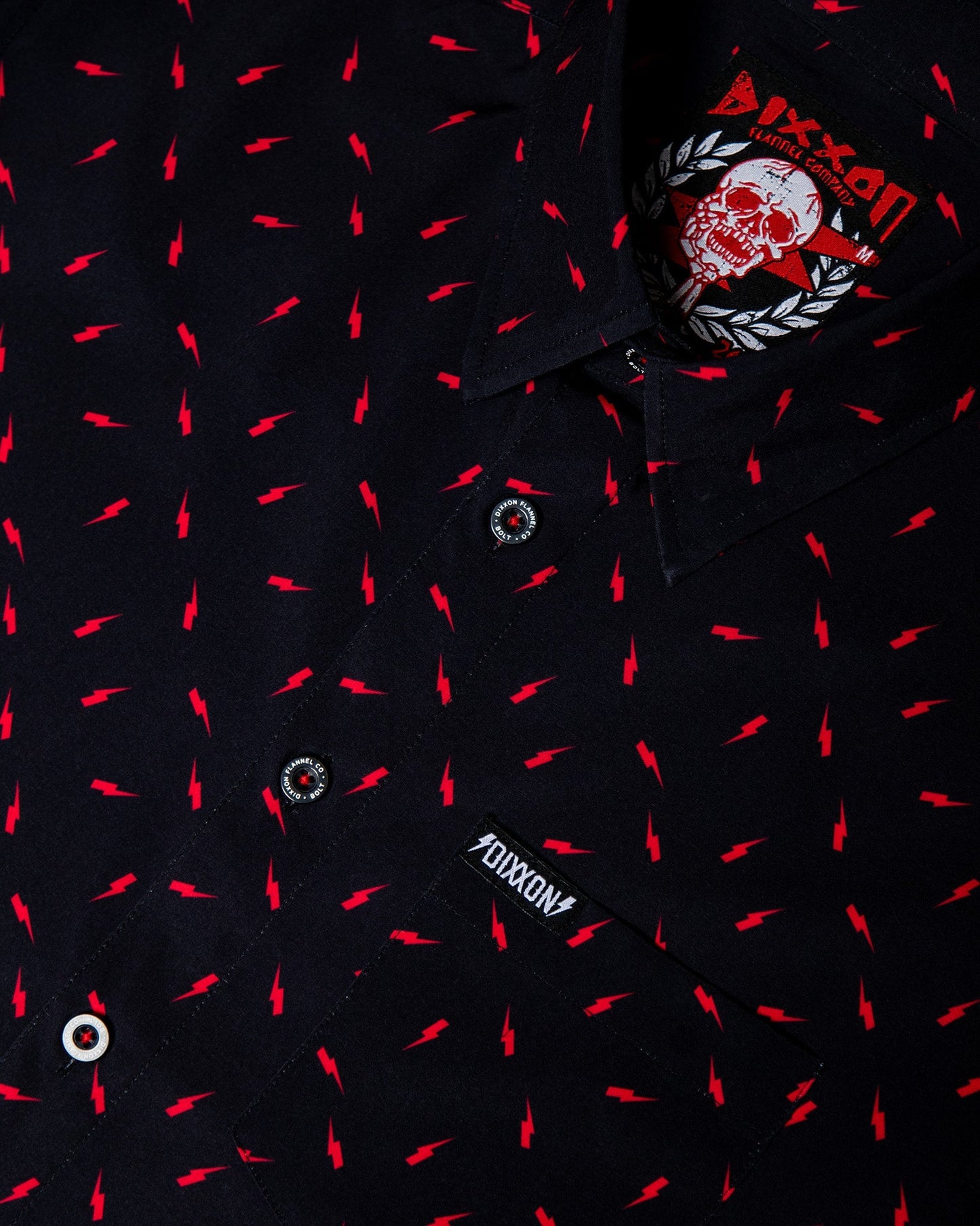Bolt Party Shirt - Black & Red