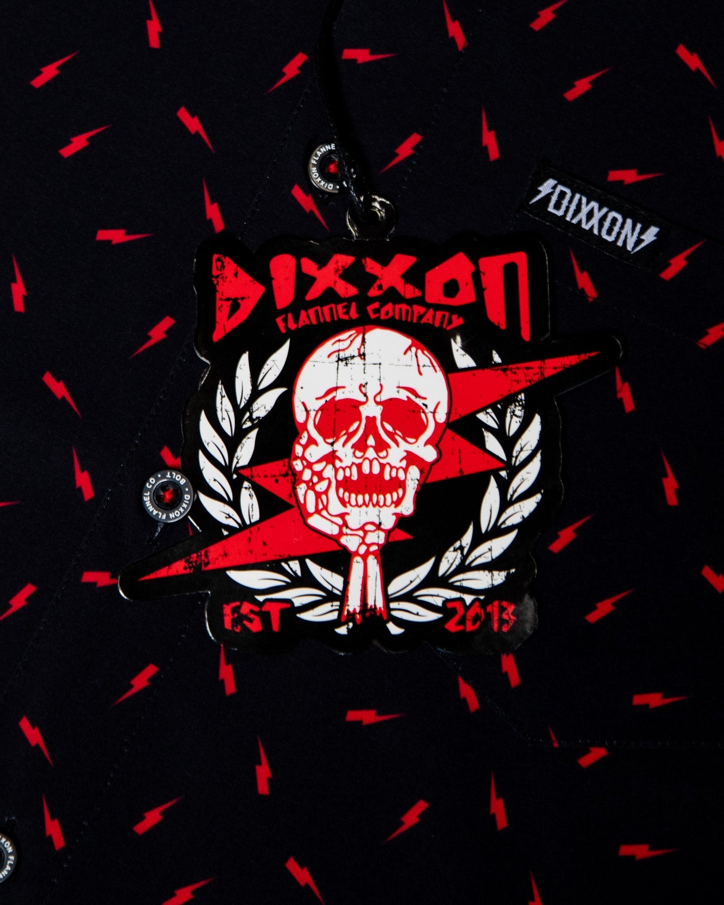 Bolt Party Shirt - Black & Red