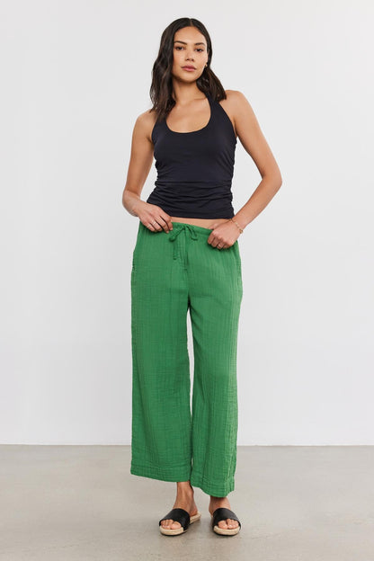 FRANNY COTTON GAUZE PANT