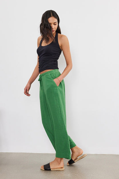 FRANNY COTTON GAUZE PANT