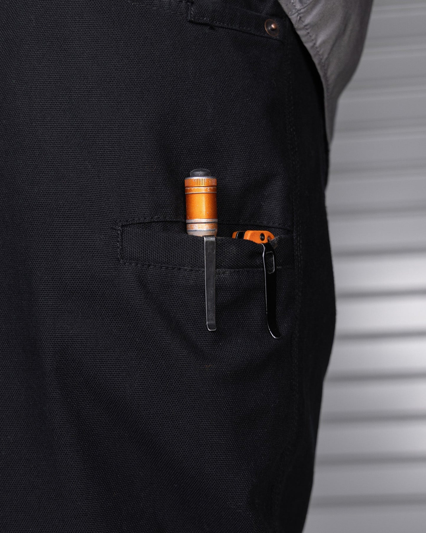 Canvas Work Pants - Black