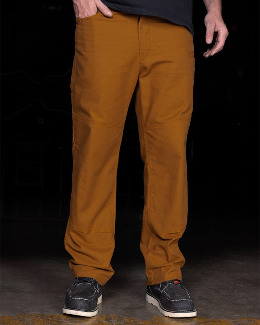 Canvas Work Pants - Camel