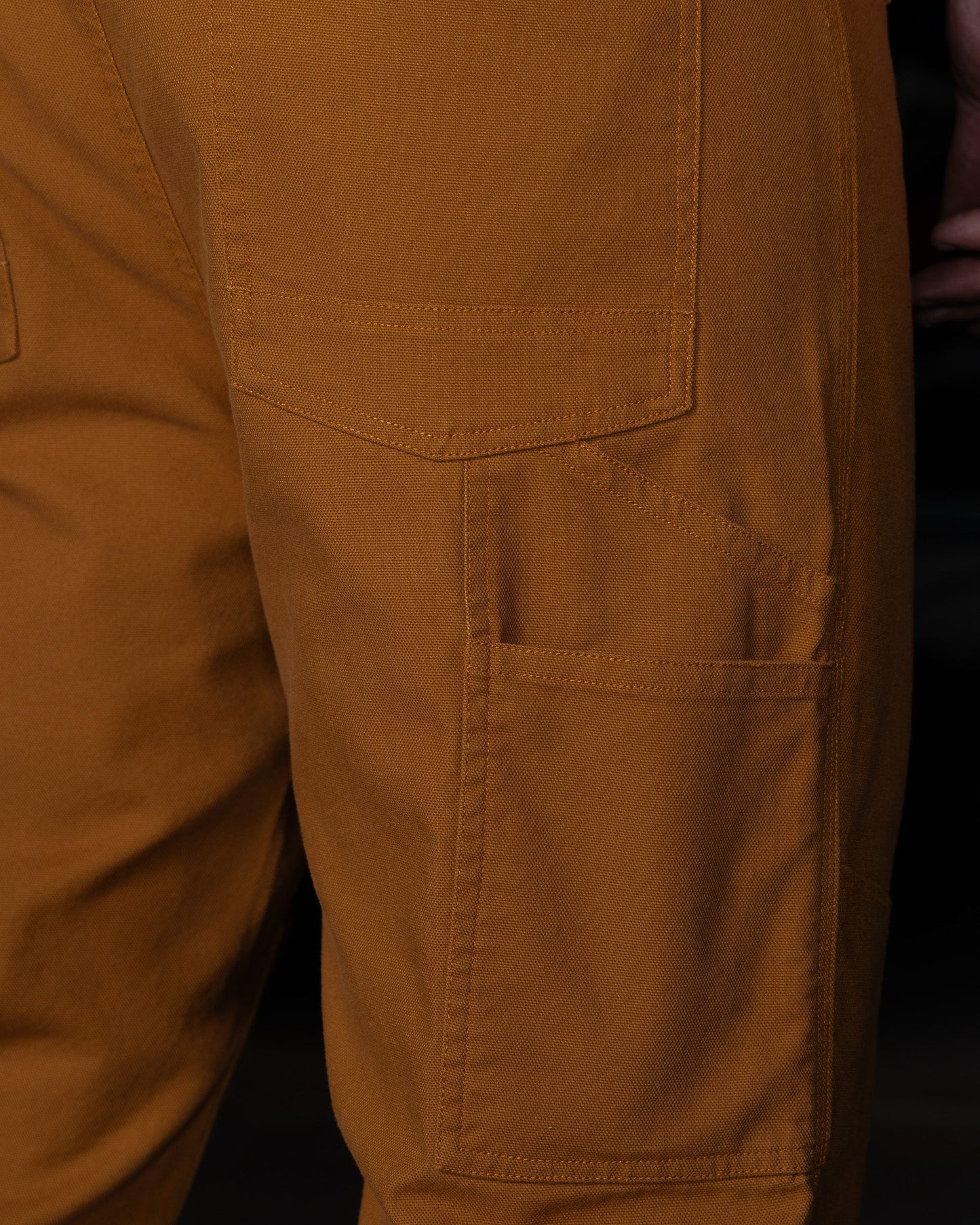 Canvas Work Pants - Camel