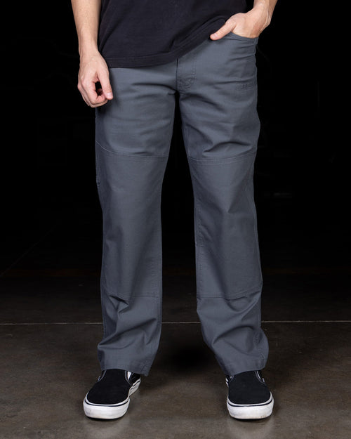 Canvas Work Pants - Gray
