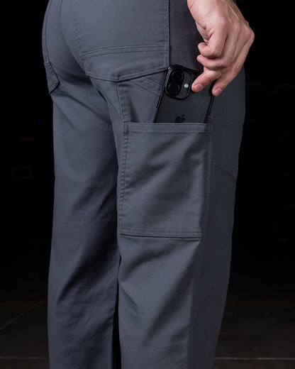 Canvas Work Pants - Gray